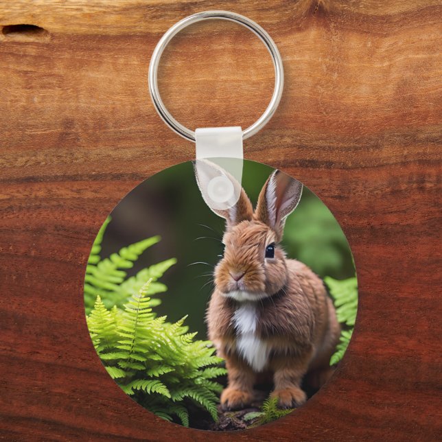 Porte-clés Scooby Le Lapin Lapin Nain, Clavier (Recto)