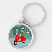 Scooter de Vespa de singe de chaussette