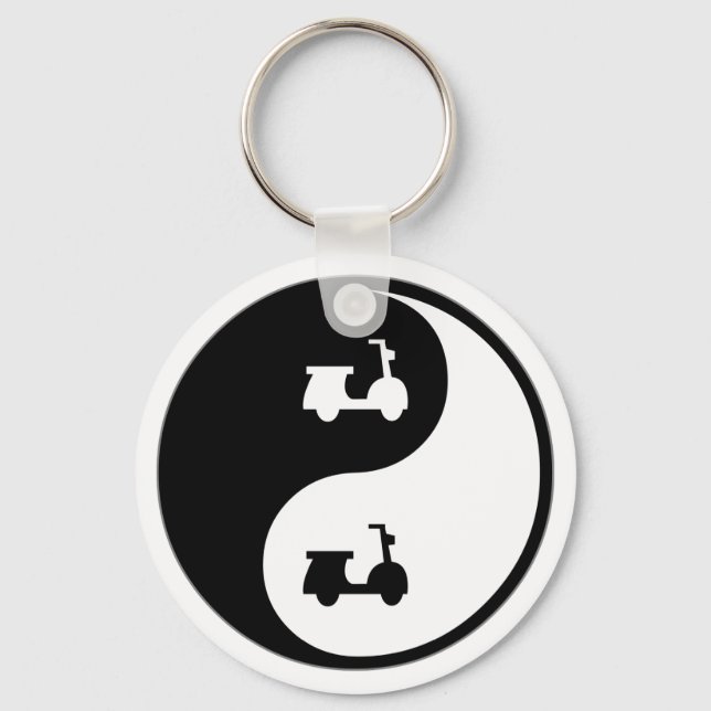 Porte-clés Scooters Yin Yang (Recto)