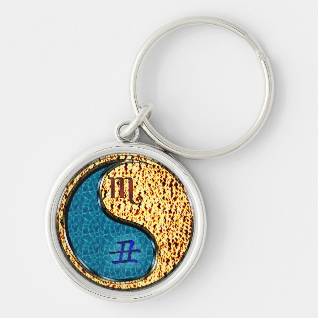 Porte-clés Scorpio et Ox de feu (Devant)