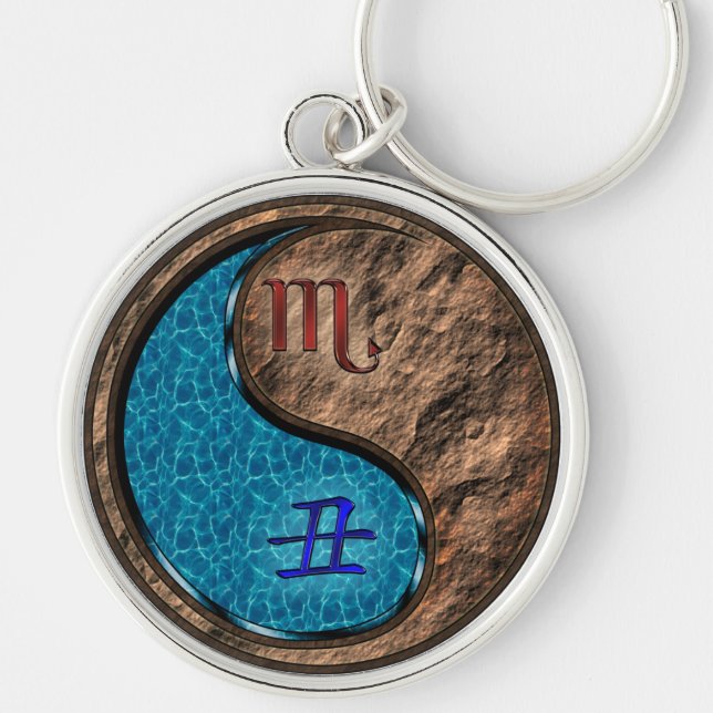 Porte-clés Scorpio et Ox de la Terre (Devant)