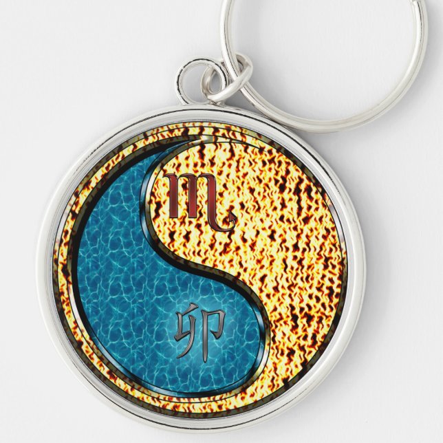 Porte-clés Scorpio et Rabbit de feu (Devant)