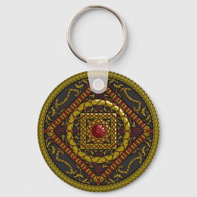 Porte-clés Scorpio Mandala Porte - clé (Recto)