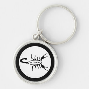 Porte-clés Scorpio noir Scorpion étoile