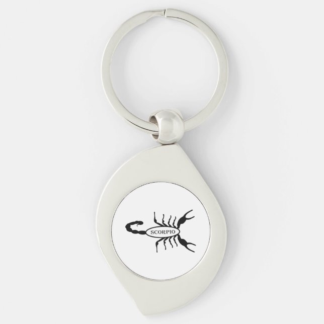 Porte-clés Scorpio noir Scorpion étoile (Devant)