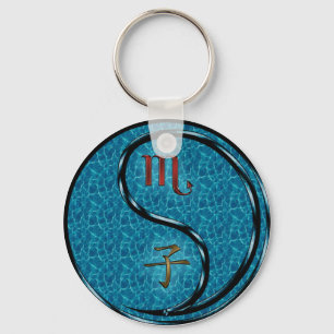 Porte-clés Scorpio & Rat d'eau