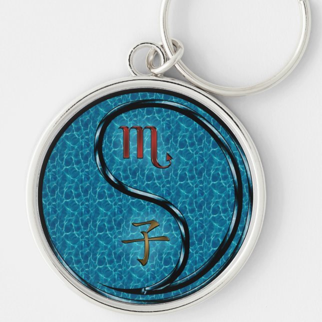 Porte-clés Scorpio & Rat d'eau (Devant)
