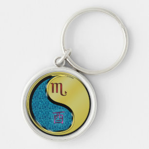 Porte-clés Scorpio & Rooster Metal