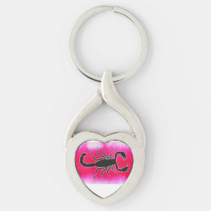 Porte-clés scorpio rose