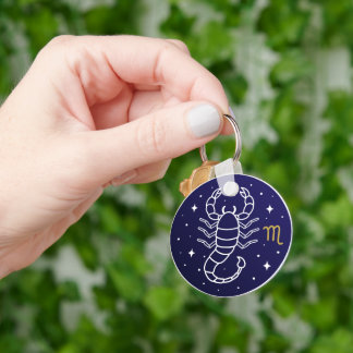 Porte-clés Scorpio Zodiac Sign Celestial Constellation