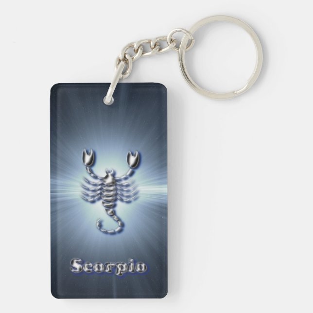 Porte-clés Scorpion de chrome (Dos)
