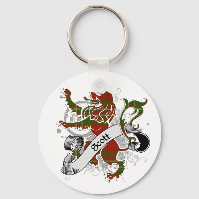 Porte-clés Scott Tartan Lion (Recto)