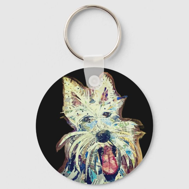 Porte-clés Scottie heureux (Recto)