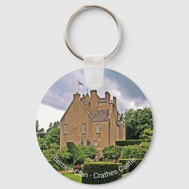 Porte-clés Scottish Burnett Clan's Crathes Castle Keychain (Recto)
