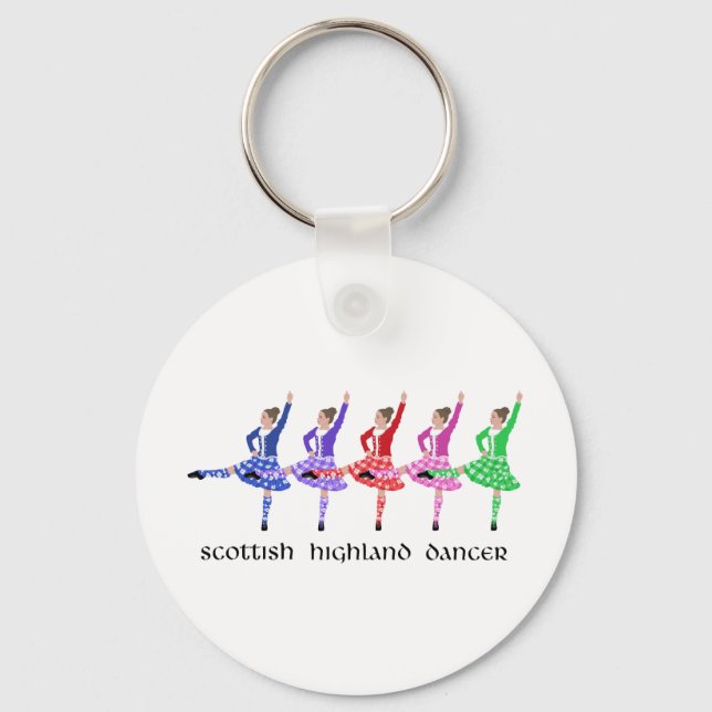 Porte-clés Scottish Highland Dance Line (Recto)
