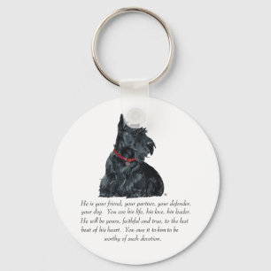 Porte-clés Scottish Terrier Keepsaké - chien mâle