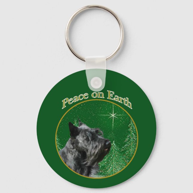 Porte-clés Scottish Terrier Peace (Recto)