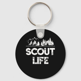 Porte-clés Scout Life Scouting Lovers Gifts Hiking Happy Camp