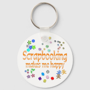 Porte-clés Scrapbooking