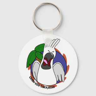 Porte-clés Screaming Umbrella Cockatoo Keychain
