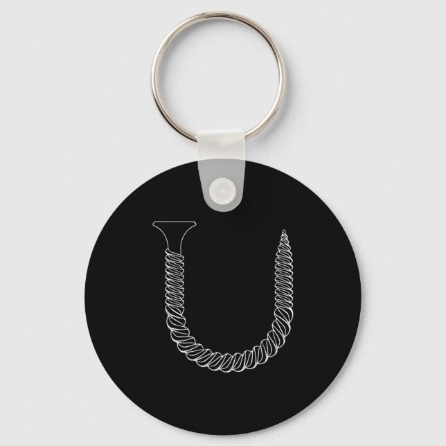 Porte-clés Screw Shaped U - Funny Tool Insul  (Recto)