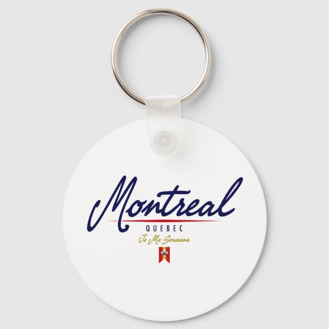 Porte-clés Script de Montréal (Recto)