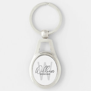 Porte-clés Script moderne Salons personnalisés