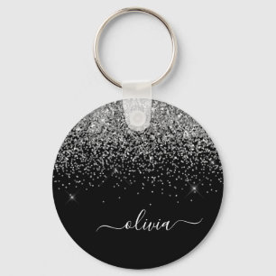 Porte-clés Script Monogram Girly Name