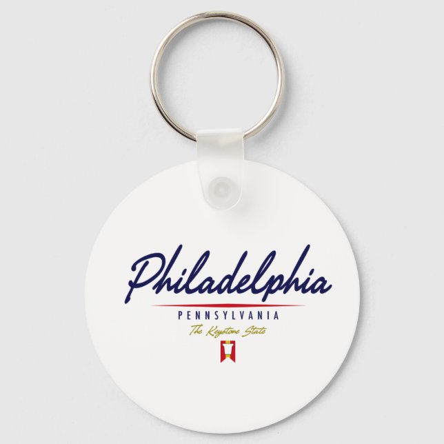 Porte-clés Script Philadelphie (Recto)