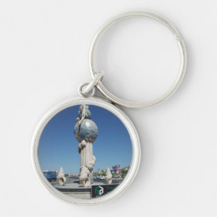 Porte-clés Sculpture aux habitants marins
