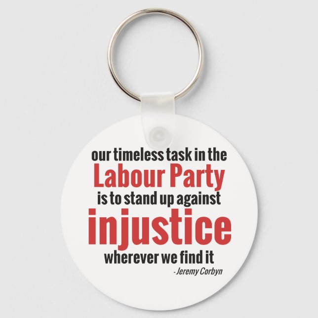 Porte-clés Se dresser contre l'injustice (Recto)