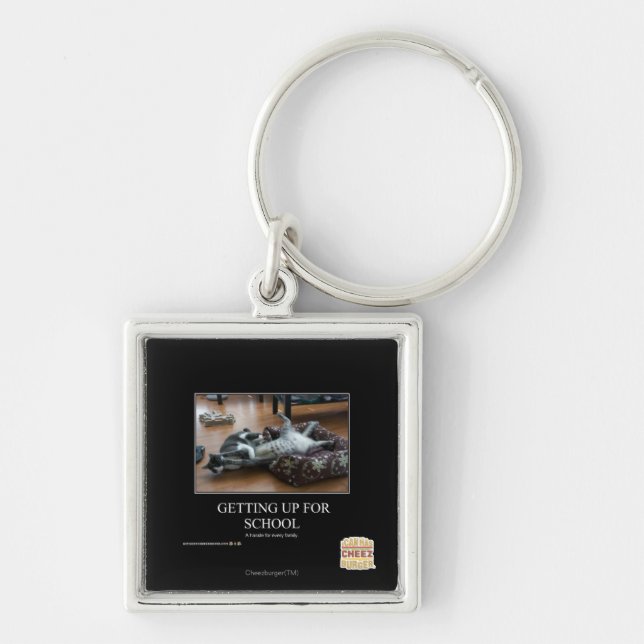 Porte-clés Se lever pour l'école (Devant)