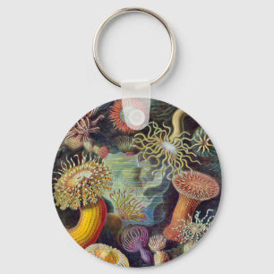 Porte-clés Sea Anemone Scientific Nature Ocean