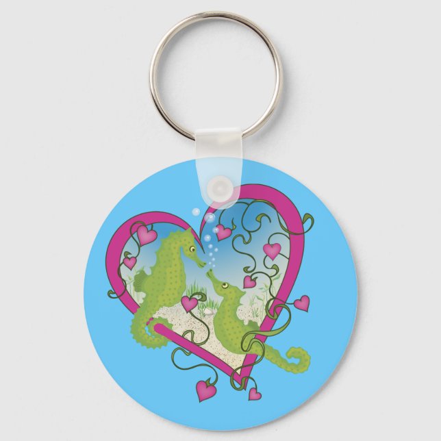 Porte-clés Seahorse Love (Recto)