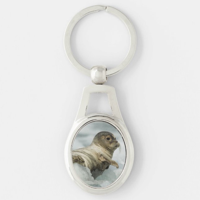 Porte-clés Seal bébé doux (Devant)