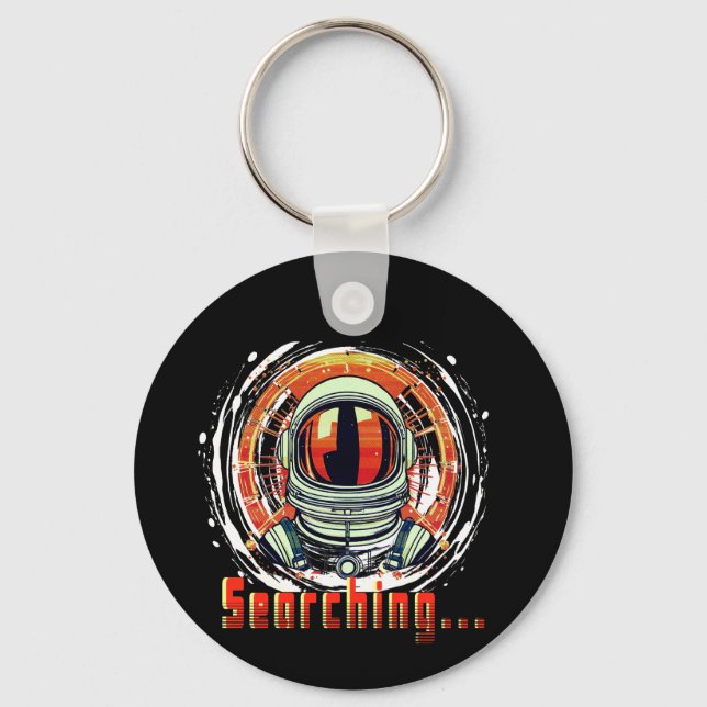 Porte-clés Searching… Astronaut Portrait Keychain (Recto)