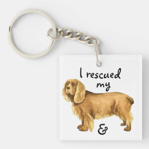 Porte-clés Secourir Sussex Spaniel