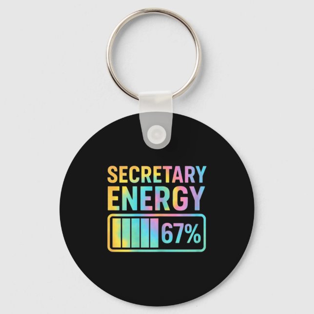 Porte-clés Secretary Energy 67 Percent Secretary Retro Vibes  (Recto)
