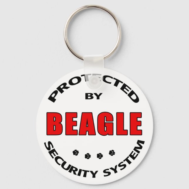 Porte-clés Sécurité beagle (Recto)