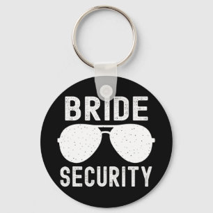 Porte-clés Sécurité de la mariée Fête de mariage drôle de Bac