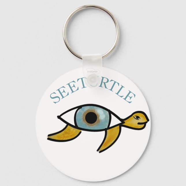 Porte-clés See Turtle Key Chain (Recto)