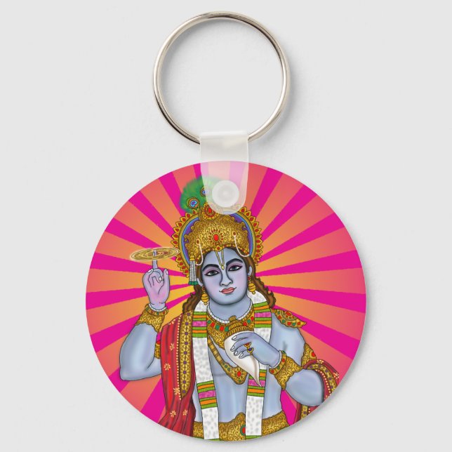 Porte-clés Seigneur Krishna  (Recto)