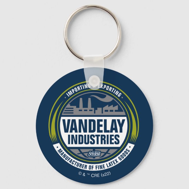 Porte-clés Seinfeld | Logo de Vandelay Industries (Recto)