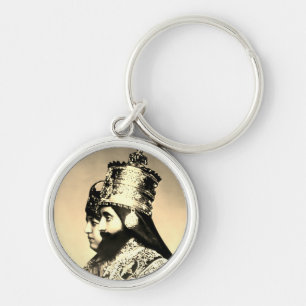 Porte-clés Selassie I Jah Rastafari Rasta Reggae Livité Racin