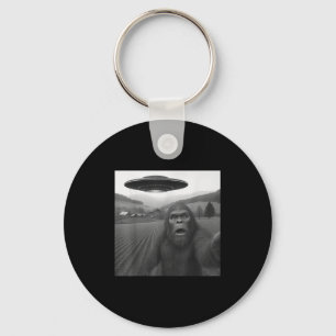 Porte-clés Selfie Bigfoot Avec Alien Ufo Dons Drôle Pour Les