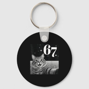 Porte-clés Selfie de chat avec mème 67 drôles de chats graphi
