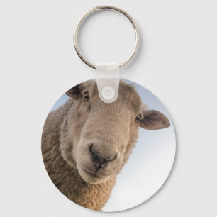 Porte-clés Selfie de mouton amusant