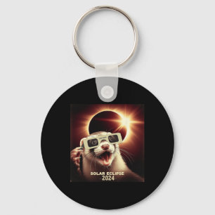Porte-clés Selfie Ferret Enfants Mens Solaire Eclipse Ferret