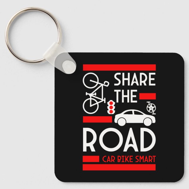 Porte-clés Semaine de la sécurité routière à vélo (Recto)