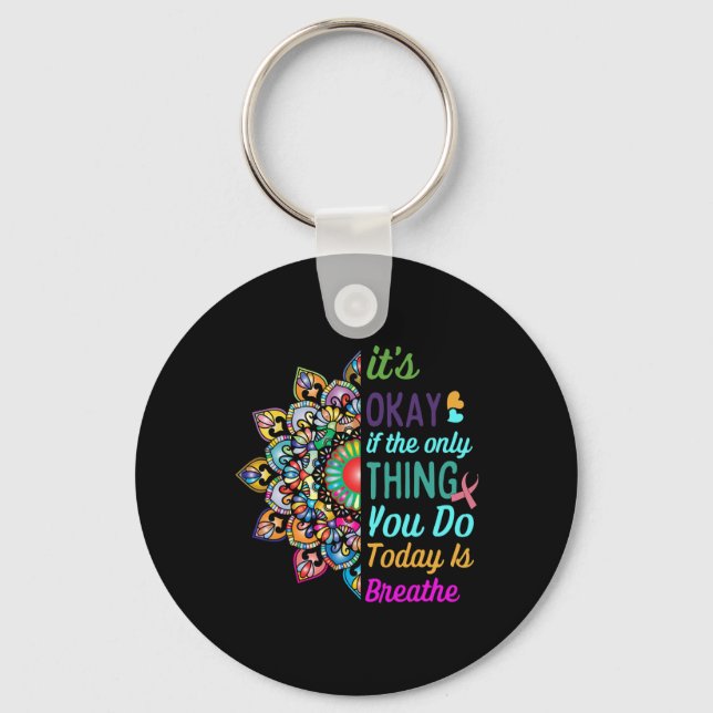 Porte-clés Semicolon de sensibilisation au suicide 988 Idées  (Recto)
